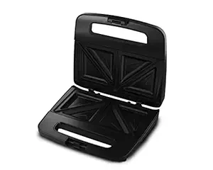 Philips HD2288/00 XL Sized Sandwich Maker, Black with Metallic Finish