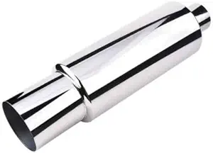 TRQ Stainless Steel and Hi-Power Silencer Muffler Exhaust for Cars