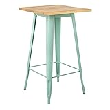 mesa alta lix Disponible envío en 24h SKLUM Mesa Alta LIX Madera Verde Menta - (Elige Color)