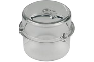 EUROPART Kubek z miarką 100 ml, kubek do otwierania pokrywy pasujący do Thermomix TM21, TM31, TM3300
