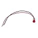 Generic Universal 12V 8mm Car Van Boat LED Indicator Dash Dashboard Panel Warning Light Bulb - red RS.210.00