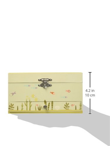 Trousselier 60608 – Spieluhr “ Ninon & Nioui Aquatique (grün)“ (Spieldose, Musikdose, Spieluhren) das ideale Geschenk zur Geburt, Taufe … - 3