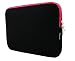 Produktbild Emartbuy® Schwarz/Rosa Wasserdicht Neopren weicher Reißverschluss Kasten Abdeckungmit Rosa Interior & Zip Geeignet Für Insignia NS-P11W7100 11.6 Zoll Tablet mit Keyboard (11.6-13.3 Zoll Laptop)
