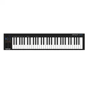Nektar Impact GX61 61-Key Full-Size Velocity-Sensitive USB Midi Keyboard Controller with Nektar DAW Integration and Free Professional Recording Software