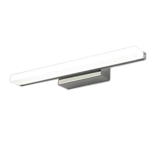ZHMA Luce specchio per trucco da 8W LED, Luce per specchio da bagno in acrilico, Lampada da parete moderna per bagno, impermeabile, Bianco freddo [Classe energetica A ++]