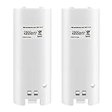 Wetoph 2x Wii Akkus, TP08 Akkus 2800mAh Batterie fr Wii Remote - Wei - 