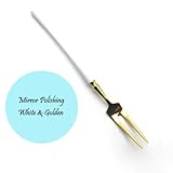 Obst Gabeln Rose Gloden Splitter Schwarz Lebensmittel Sticks Geschirr Für Kuchen Obst Dessert Küche Esszimmer Werkzeuge White and Golden 1