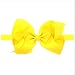 Imported 1Pcs Baby Girls Bowknot Headbands Hair Bands Photography Props Yellow RS.140.00