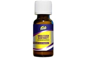 TIFOO Electrolyte d'or Flash (20 ml) - Pour dorer du chrome et de l'acier inoxydable