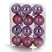 Produktbild Kleine Weihnachtskugeln, 12 Stück, 3,50 cm Durchmesser - Violett/Pink (künstlich)