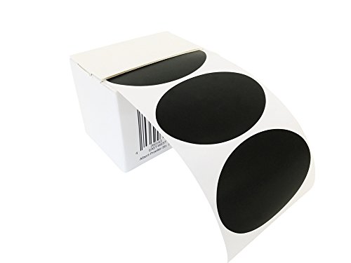 100 ovale Tafelsticker, Etiketten, Vinylsticker, Tafelaufkleber in praktischer Spenderbox, für Haushalt, Candy Bar und vieles mehr