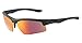Price comparison product image Dirty Dog Hub Cycling Running Sport Sunglasses in Carbon Fibre Grey with Polarized Red Fusion Lens