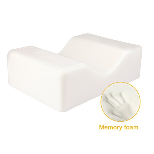 NURSAL-Coussin-Pour-Genoux-Soulage-la-Sciatique-le-Mal-de-Dos-Les-Douleurs-Aux-hanches-pour-Les-Femmes-Enceintes-les-Personnes-Dormant-sur-le-ct-Coussin-Orthopdique-en-Mousse--Mmoire-de-Forme-Taie-Lav