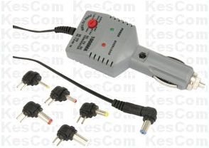 KesCom® Auto Universal Netzteil 12 Volt a. 1,5/3/4,5/6/7,5/9V passend für die meisten Elektronik Geräte wie MP3 Player, Kamera, CD mini Disk