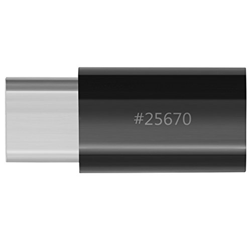 2x mumbi Adapter USB 3.1 Typ C (Stecker) auf Micro USB (Buchse) in schwarz - 4