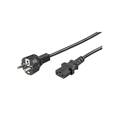 Goobay 50098 Cordon-Connecteur pour Appareils Froids, 2 m Longueur, Noir