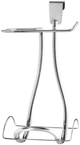 InterDesign 55665EU Axis Toilettenpapierhalter plus für den Spülkasten, chrom