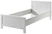 Produktbild Vipack Erik 90 x 200 cm Einzelbett, Jugendbett, Kinderbett, Single Bett, Holzwerkstoff, weiß, 96 x 207 x 77 cm