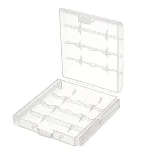 STORE99 CR123A AA AAA Battery Case Holder Box Storage White
