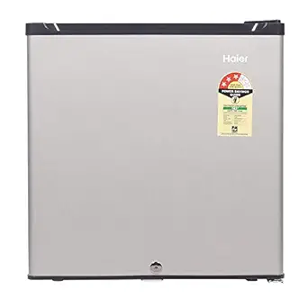 Haier 52 L 3 Star Direct Cool Single Door Refrigerator(HR-62VS, Silver)