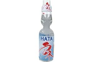 ハタ鉱泉 Hatakosen - Ramune Bebida Gaseosa Japonesa Sabor Original Sellada Con Canica 200Ml