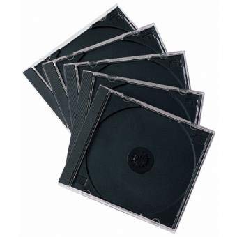 Am Denmark Music Protection - 5Xcd Standard Jewel Box Clear & Trays Black - Mounted and Cel