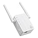 Produktbild WiFi Repeater,SOPEAR 300 Mbps High Gain WiFi Range Extender Schnelle Internet Booster Signal Verstärker WiFi Repeater mit Dual Externe Antennen EU Stecker