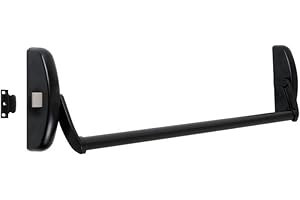 TESA ASSA ABLOY Serrure anti-panique universelle barre 1 point - Noire - Tesa