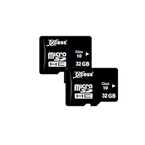 Xccess 32GB Memory Card,32GB Micro SD Card,Class 10,Fast Speed for Smartphones, Tablets and Other Micro Slots with Data Transfer(Pack of 02)