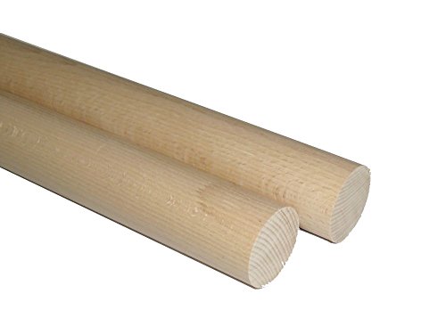Preisvergleich Produktbild 2 Rundstäbe Buche 40 mm, 450 mm lang