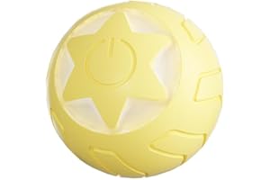 HATOLOVE Pelotas de Juguete Interactivas para Gatos, Bola Interactiva Recargable, 360° Inteligentes Girar USB Recargables, Bola de Gato, Bola de Juguete Interactiva para Gatos