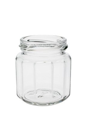 Viva-Haushaltswaren – 8 x Einmachglas 120 ml Marmeladenglas, Gewürzglas mit Schraubdeckel (Farbe gold) inkl. einem Einfülltrichter - 3