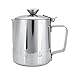 Produktbild Eboxer Edelstahl Kaffeetasse Becher Milch Aufschäumen Kanne mit Deckel für Latte Coffee Art. für Café,Restaurant,Haus usw.(250ml)
