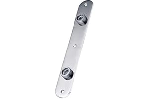 Nes Home | Exposed Easy fit Wall Plate Fixing Shower Bar Valves Brass Bathroom Chrome