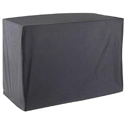 GREEN CLUB Housse De Protection pour Chariot plancha Haute Qualité Polyester L 80 x l 60 x h 80 cm Couleur Anthracite