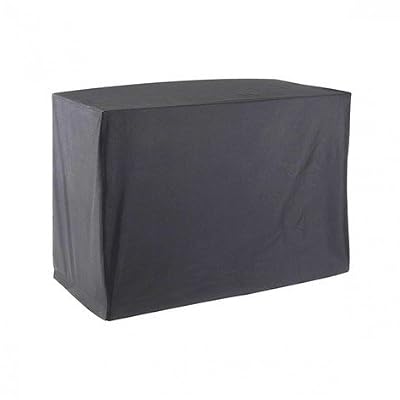 GREEN CLUB Housse De Protection pour chariot plancha Haute Qualité polyester L 140 x l 60 x h 80 cm couleur anthracite