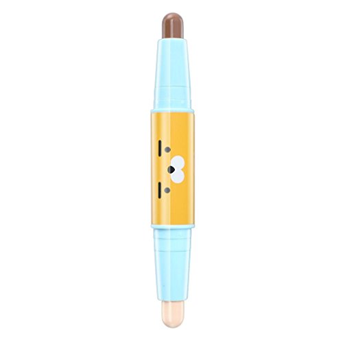 Preisvergleich Produktbild Providethebest Hengfang Doppel-ended 3D Face Makeup Highlight Schatten Stock-Konturenstift Concealer Pen Creme Texture #01 ivory