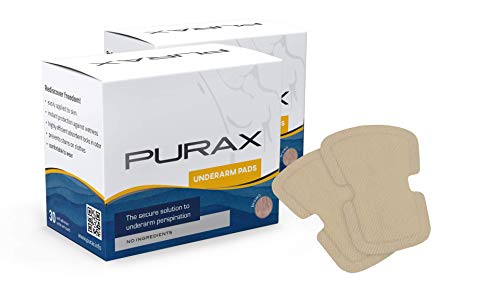 PURAX Pure Pads Lot de 2 paquets de 30 pads Marron