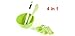 Grass Green 4 in 1 DIY Facial Mask Bowl Brush Stick Measuring Spoon