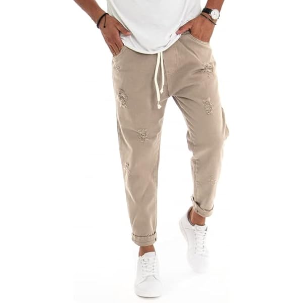 Giosal Pantalone Uomo Lungo Classico Tinta Unita Bottone Allungato Casual Made in Italy (50, Grigio