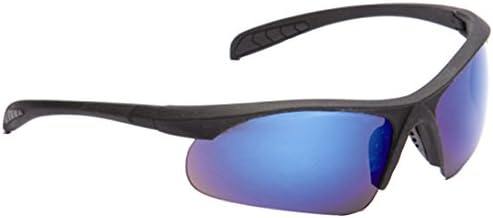 Eye Level Sunlasses Mens / Ladies Wrap Around Visor Sports Biker Ski Leisure Retro Sunglasses Mirror Blue Reflective Lense