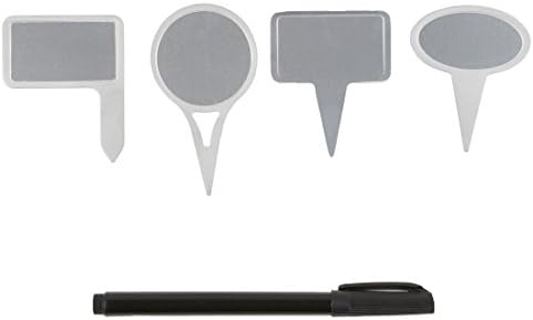 Trudeau Maison cheese labelling set, 4 pointed labels with pen for marking cheeses