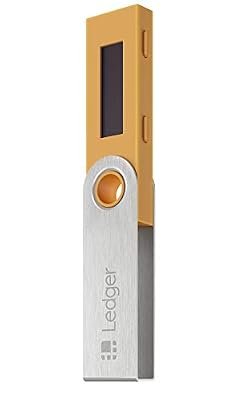 Ledger Nano S - Nouvelle Version 1.4- Portefeuille pour cryptomonnaies - Saffron Yellow