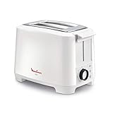 tostadora moulinex subito 2 ranuras  Moulinex LT140111 2rebanada(s) 800W Blanco - Tostador (2 rebanada(s), Blanco, Botones, Giratorio, 800 W)