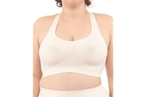 LEELA LAB Soutien Gorge Grande Taille, Brassiere en Microfibre Douce realisé avec Technologie Seamless sans Couture - Made in Italy