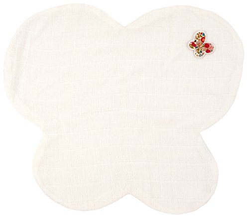 Trousselier Muslin Butterfly Comforter (Red Flowers)