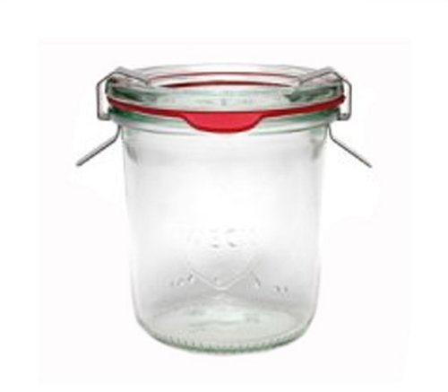 Weck - Glas in Mini-Sturz-Form hoch mit Deckel 140 ml - 12-teilig/1St