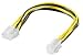 Produktbild Stromadapterkabel, 0,16 m, 8 Pol EPS Stecker - 4 Pol P4 VE=1 [PC]