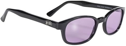 Pacific Coast Original KD's Biker Sunglasses (Black Frame/Purple Lens) by Pacific Coast Sunglasses