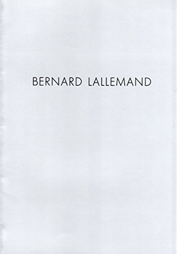 couverture de : Bernard Lallemand